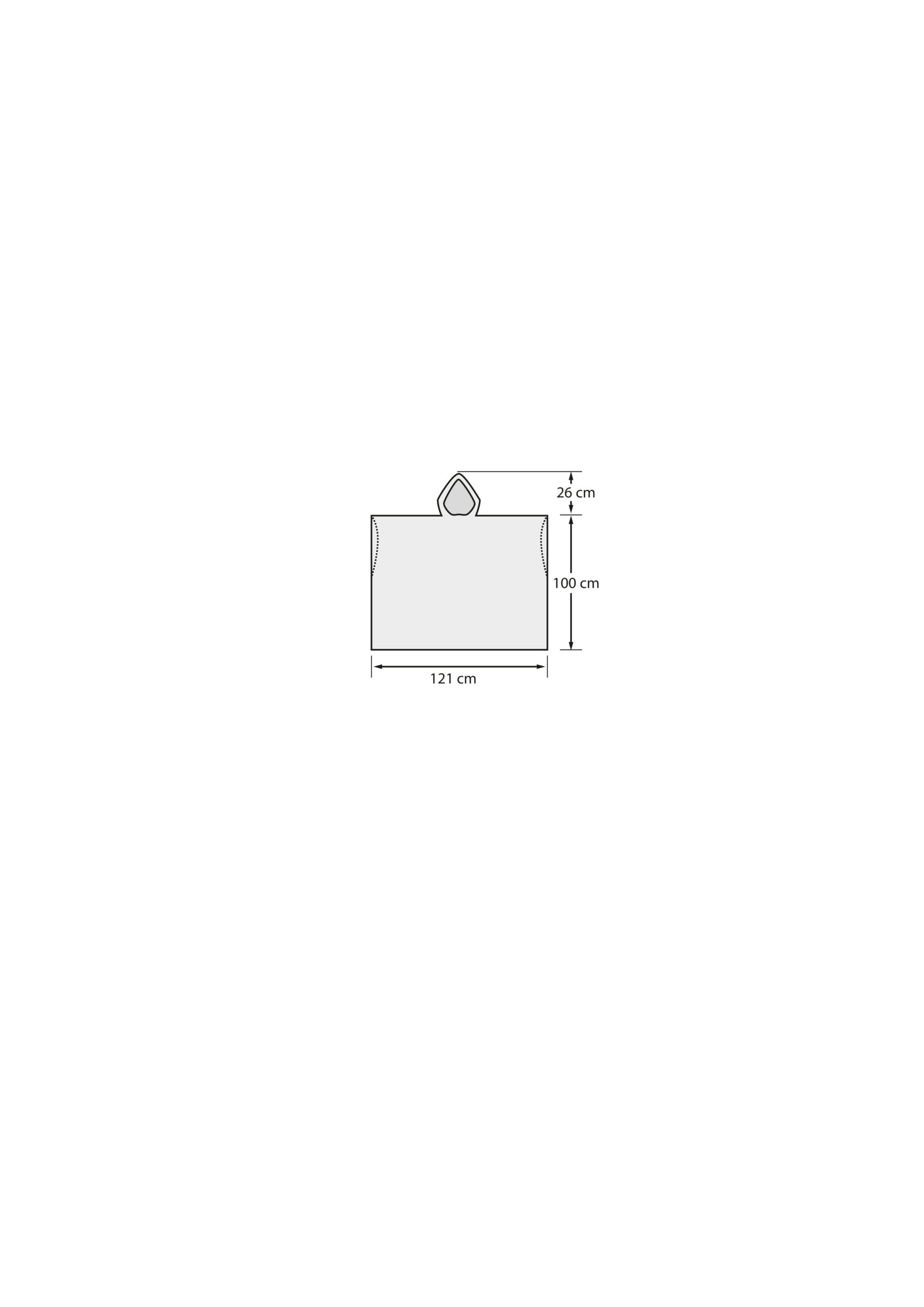 Poncho impermeabile anti pioggia, display 24 pz - immagine 2