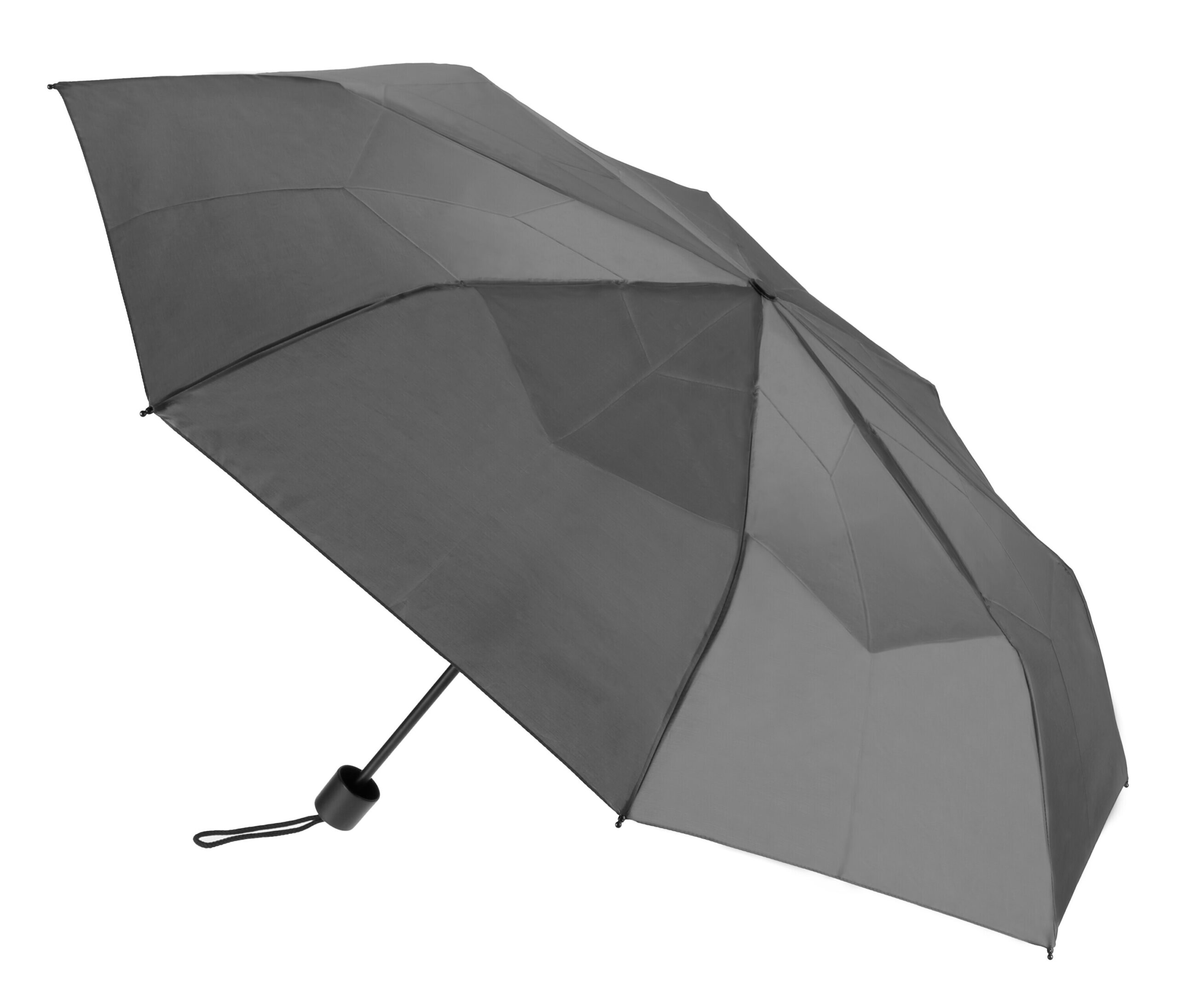 Compact Base, ombrello pieghevole con apertura manuale - Ø 97 cm - Grigio - immagine 2