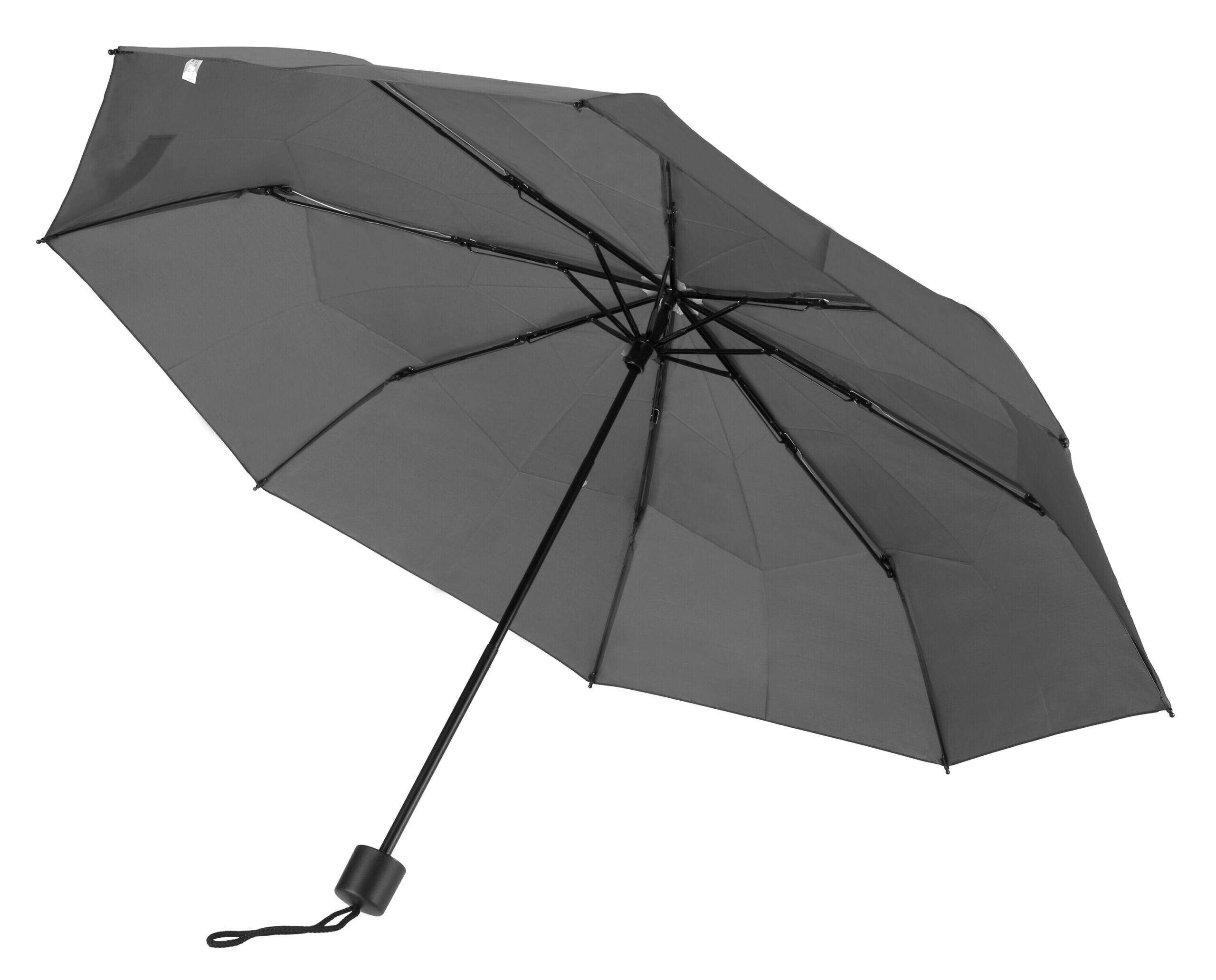 Compact Base, ombrello pieghevole con apertura manuale - Ø 97 cm - Grigio - immagine 3