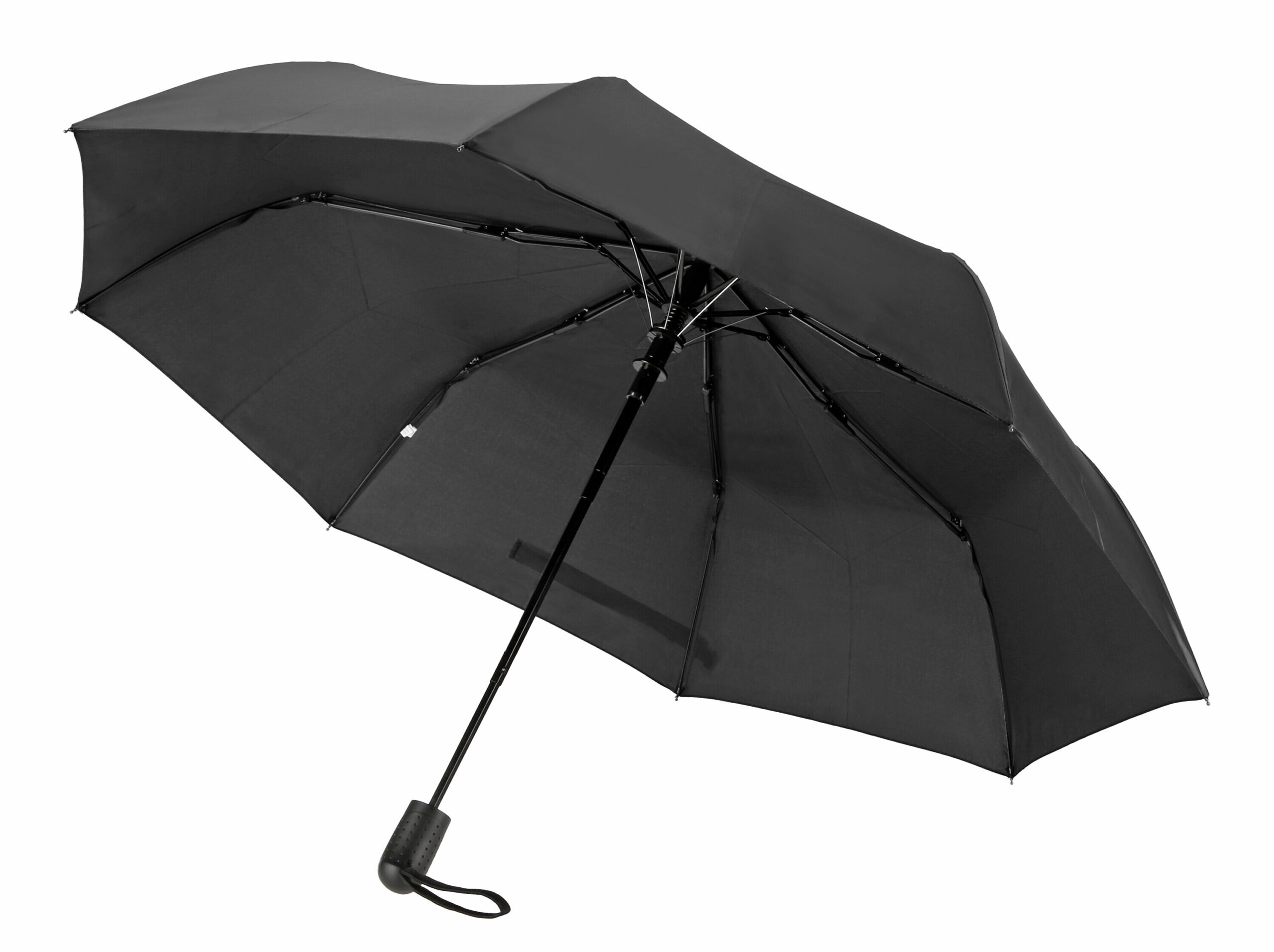Compact Midi, ombrello pieghevole con apertura automatica - Ø 98 cm - Nero - immagine 3