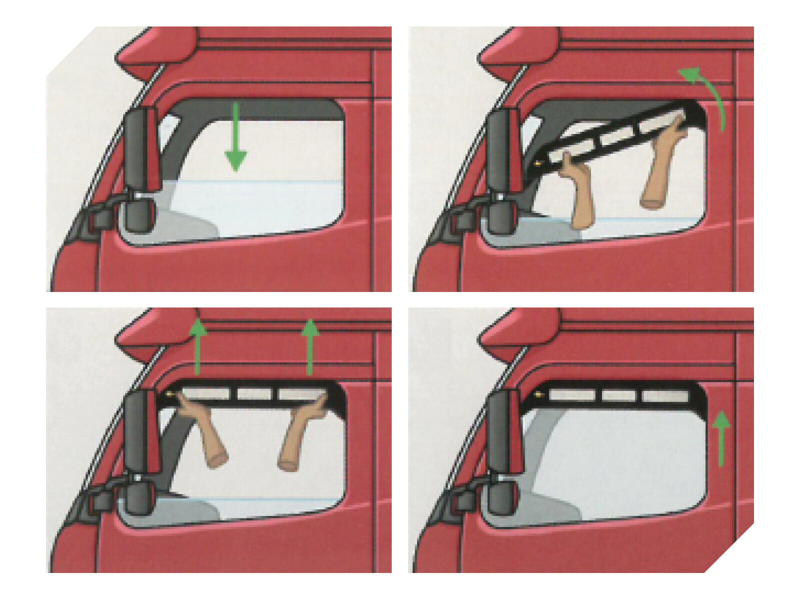 Mosquito Net, zanzariera su misura per finestrini camion - compatibile per Scania R Serie 5 (03/04>08/09) - Scania R Serie 6 (09/09>08/13) - Scania R Serie 6 - Streamline (09/13>12/17) - Scania R Serie 7 - New Generation (11/16>02/25) - Scania S Serie 7 - New Generation (11/16>) - immagine 3