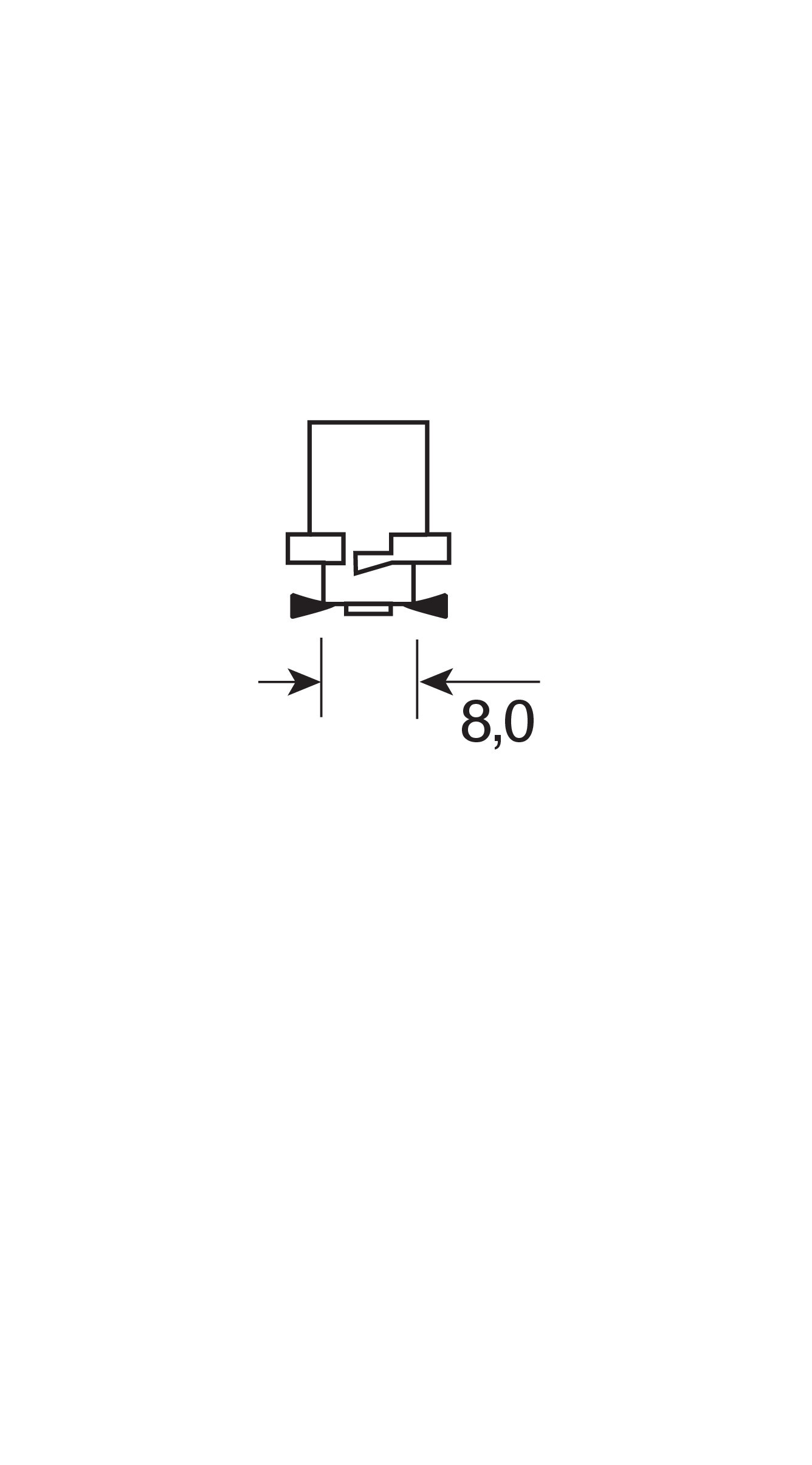 24/30V Led series - 1 Led SMD - (R11) - B8,0 - 20 pz - Busta - Blu - immagine 3