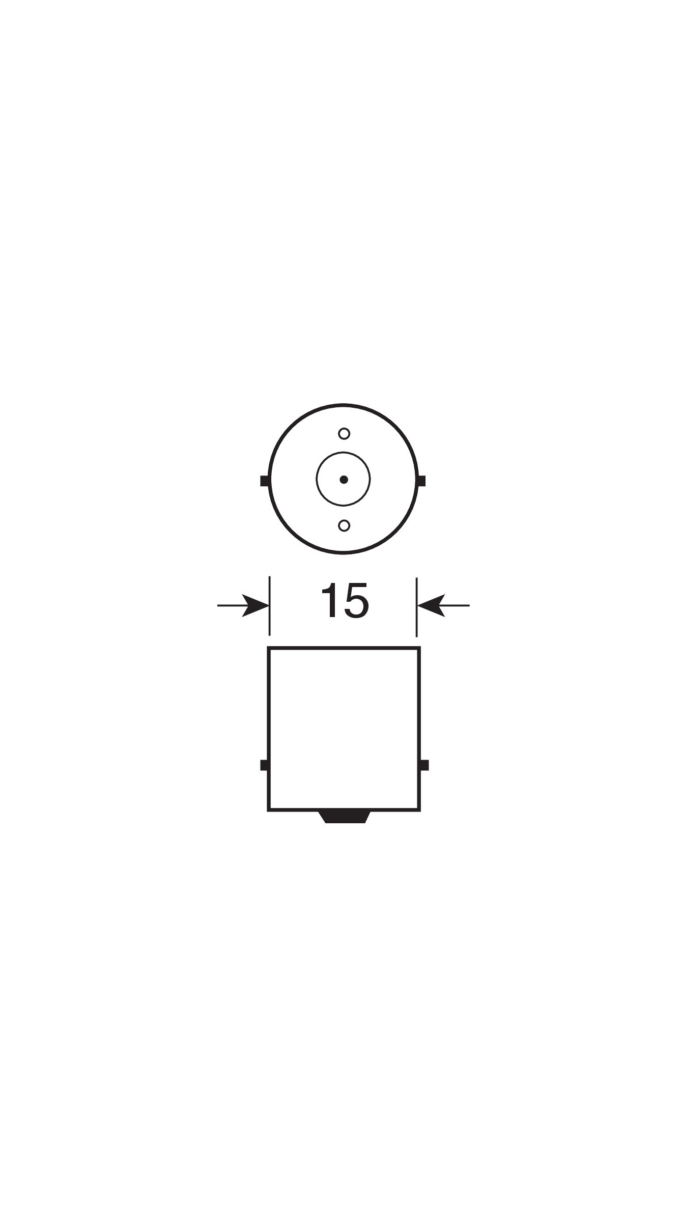 24V Lampada 1 filamento - P21W - 21W - BA15s - 10 pz - Scatola - immagine 3