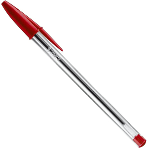 Bic Cristal Original, penne a sfera, scatola 50 pz - Rosso
