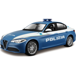 Collezione 24 Auto Polizia, Burago, scala 1:43, display da banco