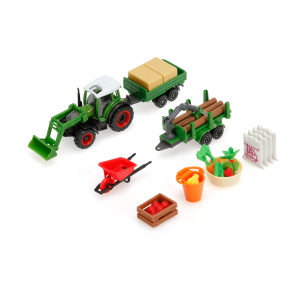 Mini Work Farmset Trattori Fendt/New Holland/Mass, Maisto, 3"