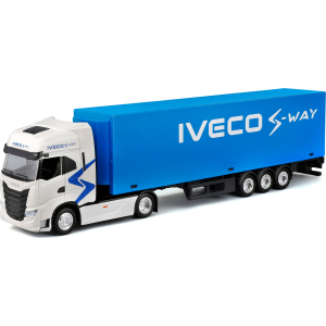 Iveco S-Way con rimorchio, Burago, scala 1:43