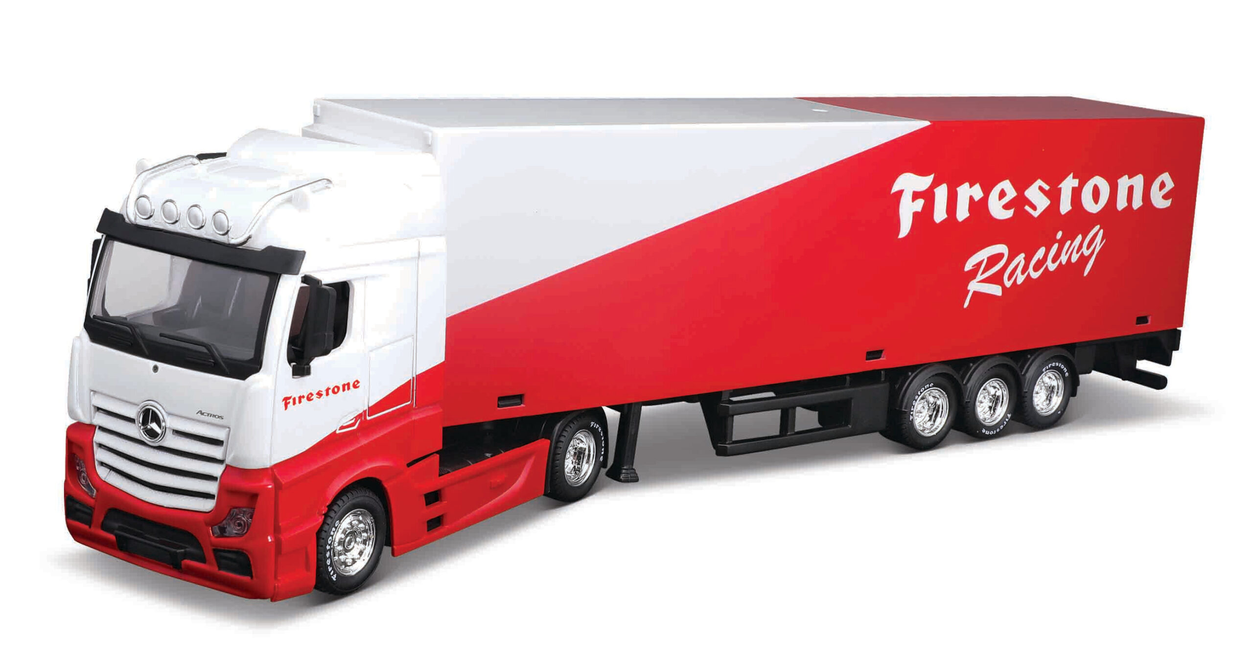 Collezione 6 camion con semirimorchio, Burago, scala 1:43 - immagine 3