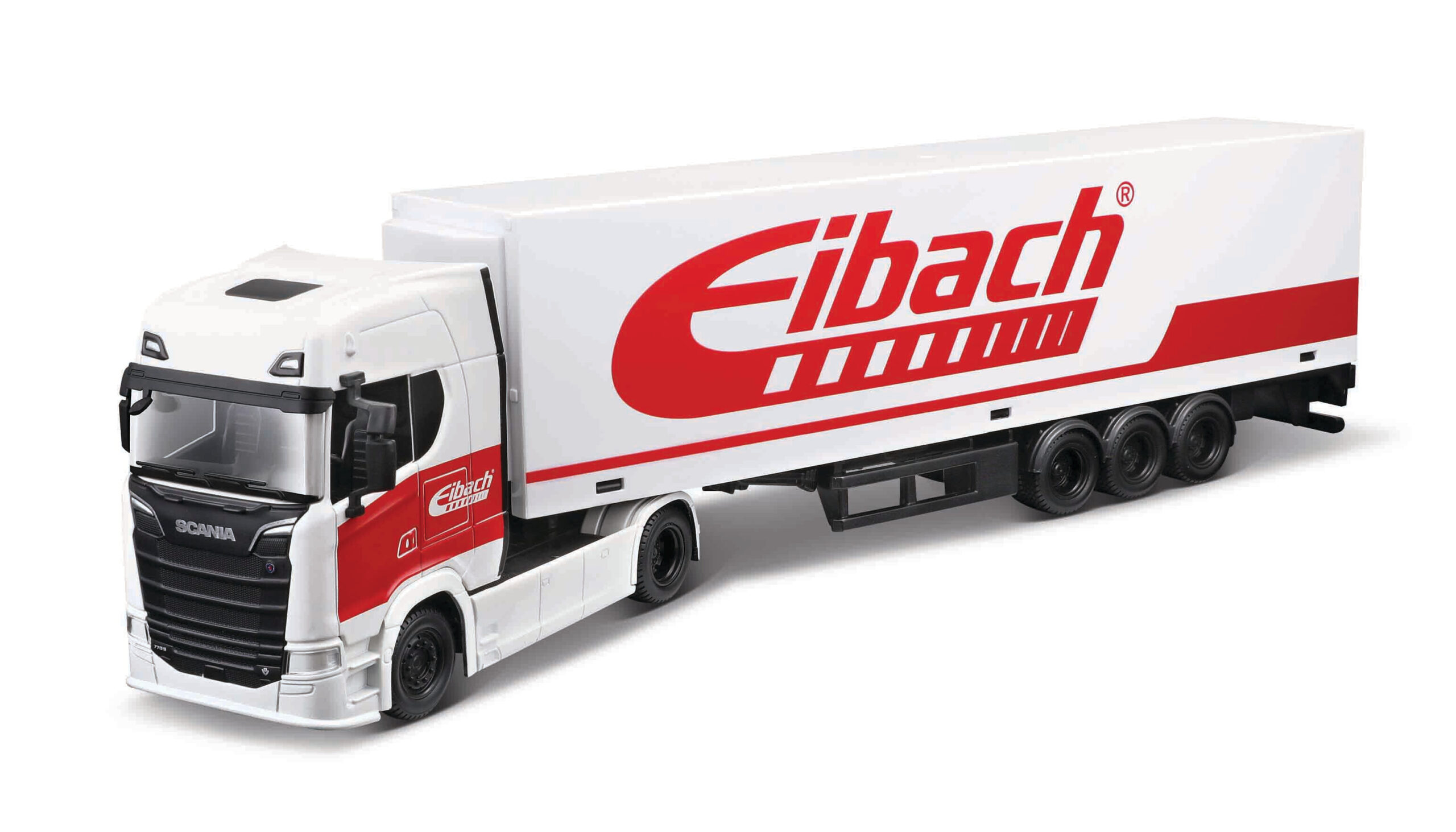 Collezione 6 camion con semirimorchio, Burago, scala 1:43 - immagine 5