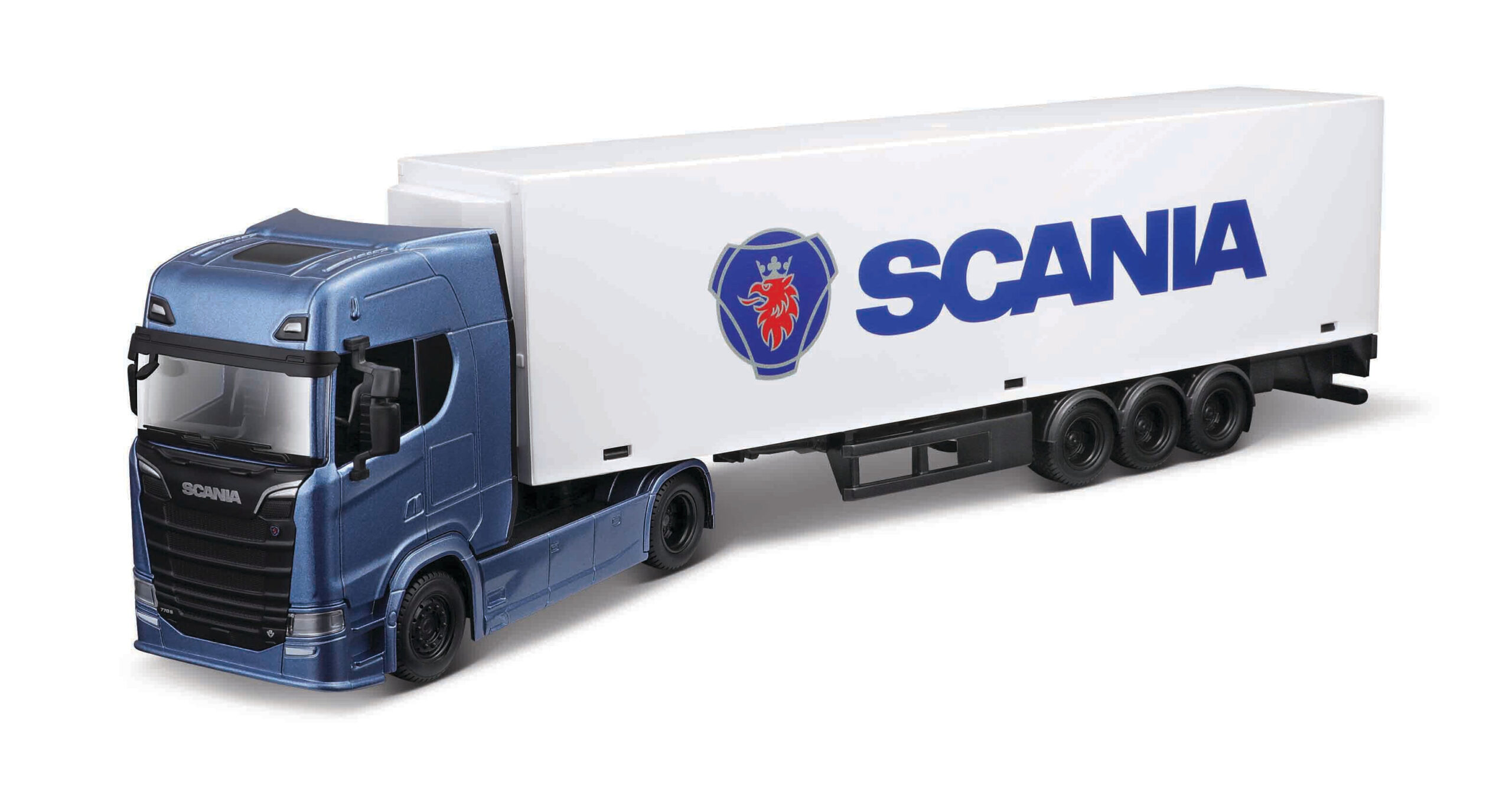 Collezione 6 camion con semirimorchio, Burago, scala 1:43 - immagine 6