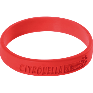Citronella & Flowers, braccialetto antizanzare profumato, confezione singola - L - Ø 6 cm