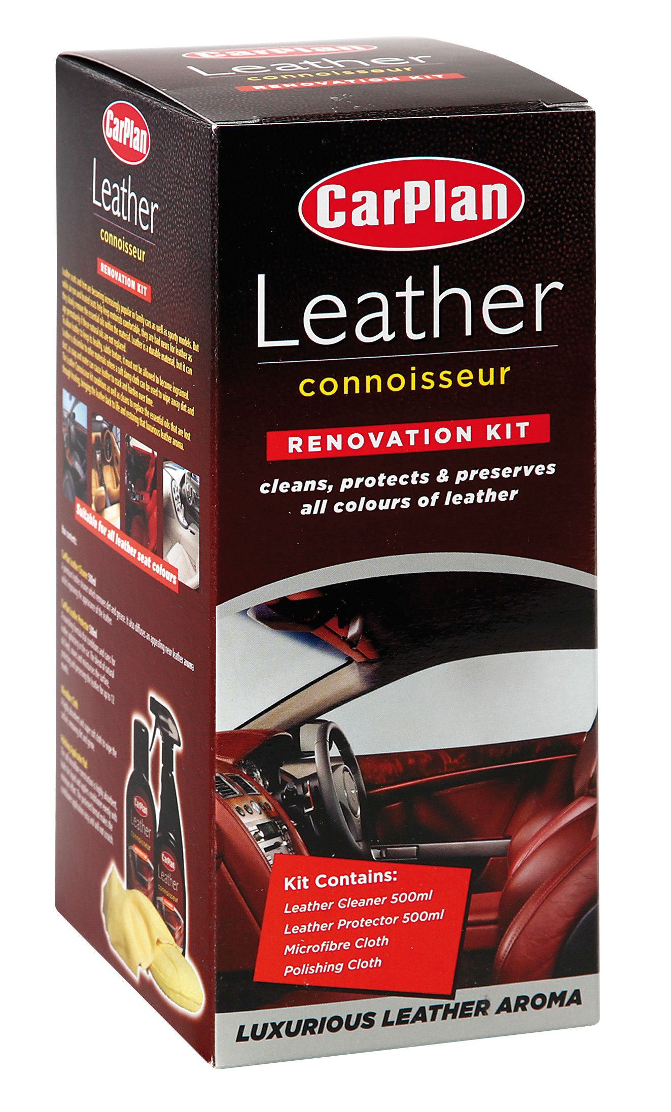 Leather Connoisseur, kit proteggi / rinnova pelle - immagine 2