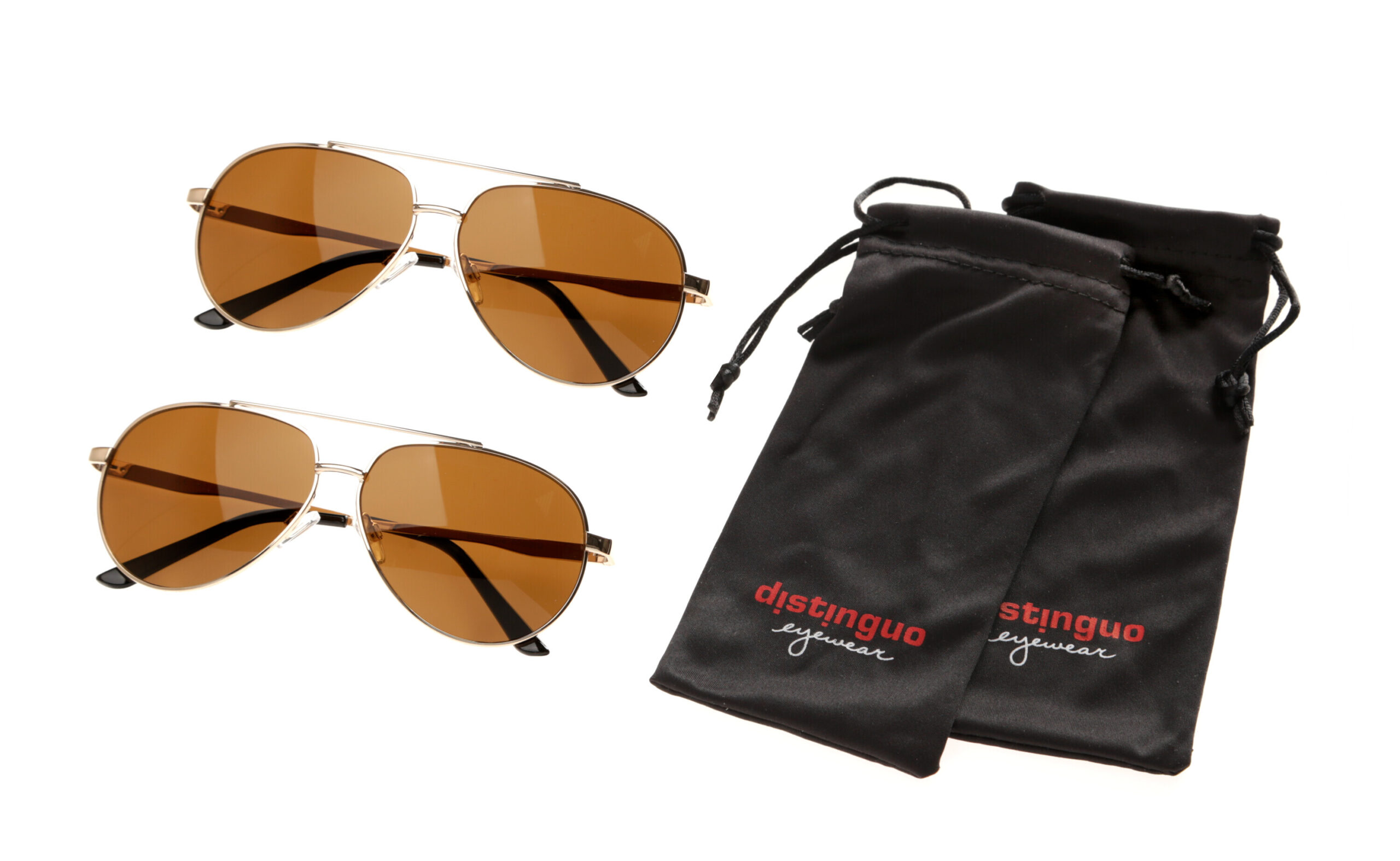 500, occhiali da sole, set 2 pz - Gold/Brown - immagine 2