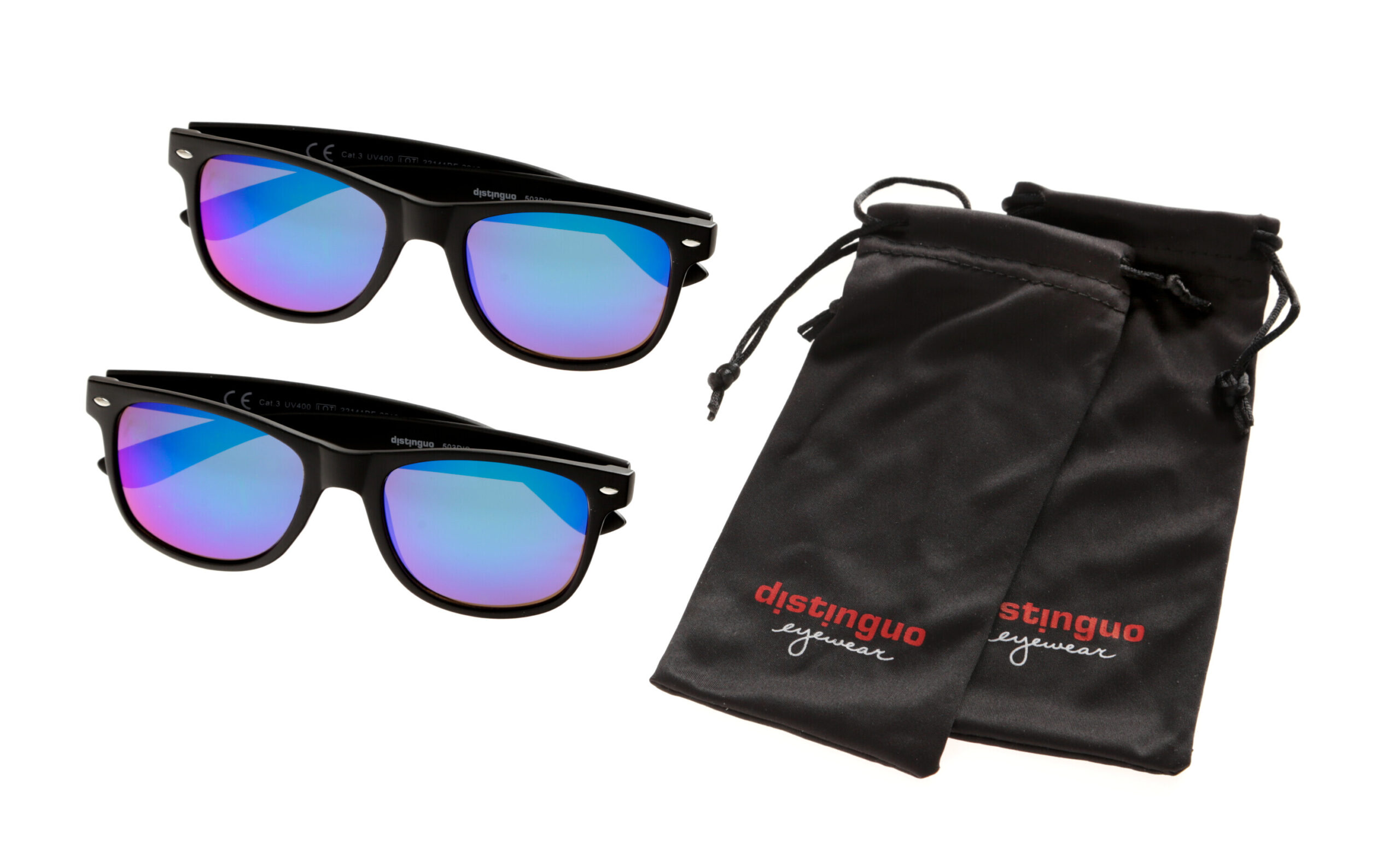 503, occhiali da sole, set 2 pz - Black/Green - immagine 2
