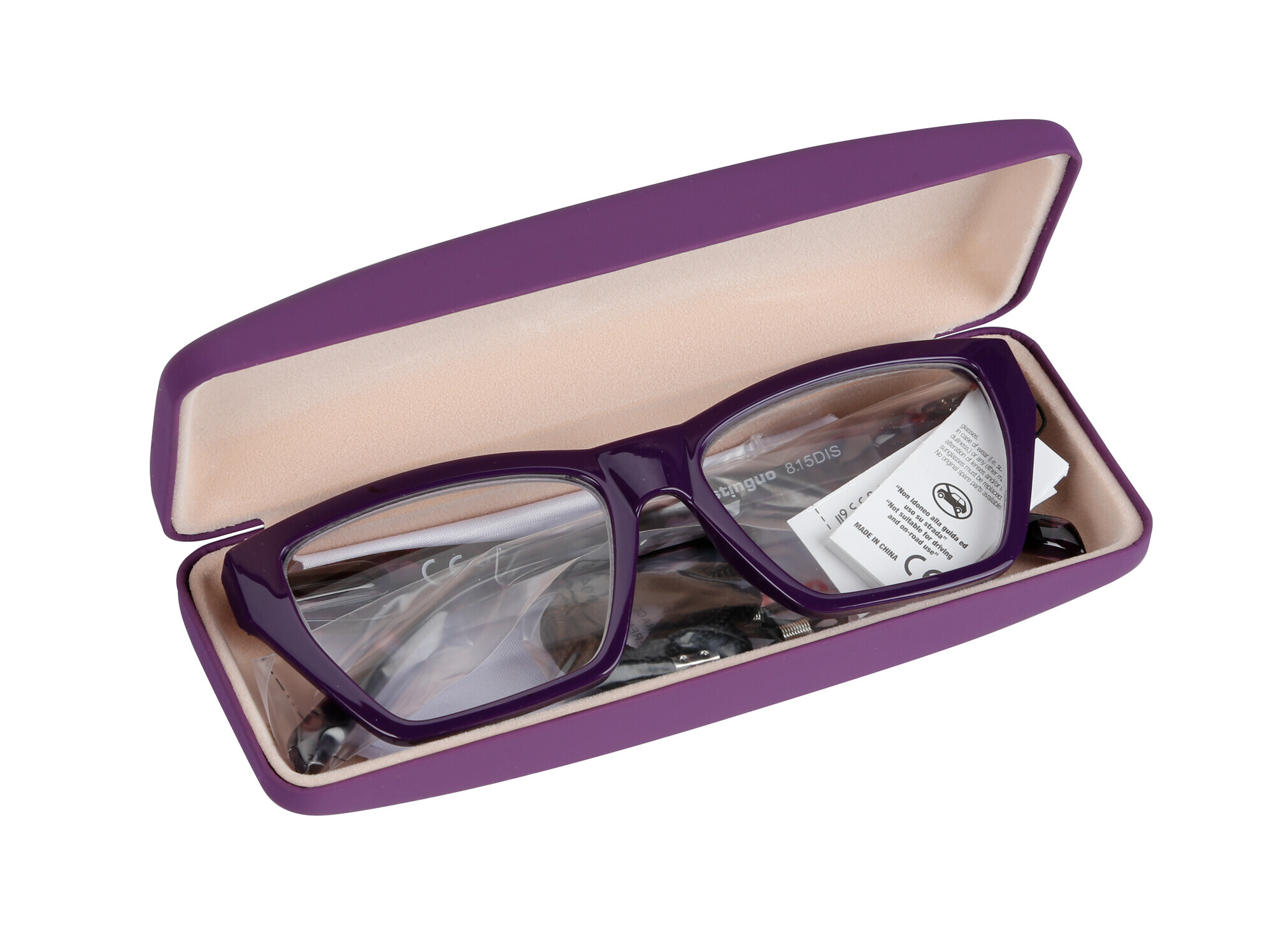 815, occhiali da lettura - Ricarica singola gradazione - +2.0 - Viola - immagine 2