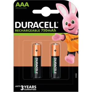 Duracell Recharge Plus, mini stilo “AAA”, 2 pz