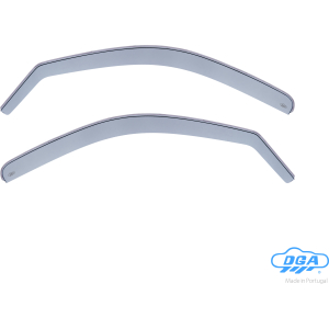 Set deflettori aria anteriori ad incastro, tipo lungo - compatibile per Citroen Berlingo Multispace (05/96>03/08)  - Citroen Berlingo Van (05/96>03/08)