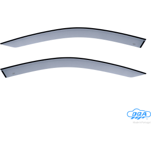 Set deflettori aria anteriori adesivi - compatibile per Skoda Rapid 5p (01/13>12/14)  - Skoda Rapid Spaceback (11/13>04/19)