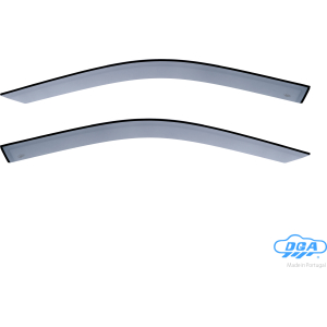 Set deflettori aria anteriori adesivi - compatibile per Skoda Superb 4p (07/15>12/23)  - Skoda Superb Wagon (10/15>12/23)