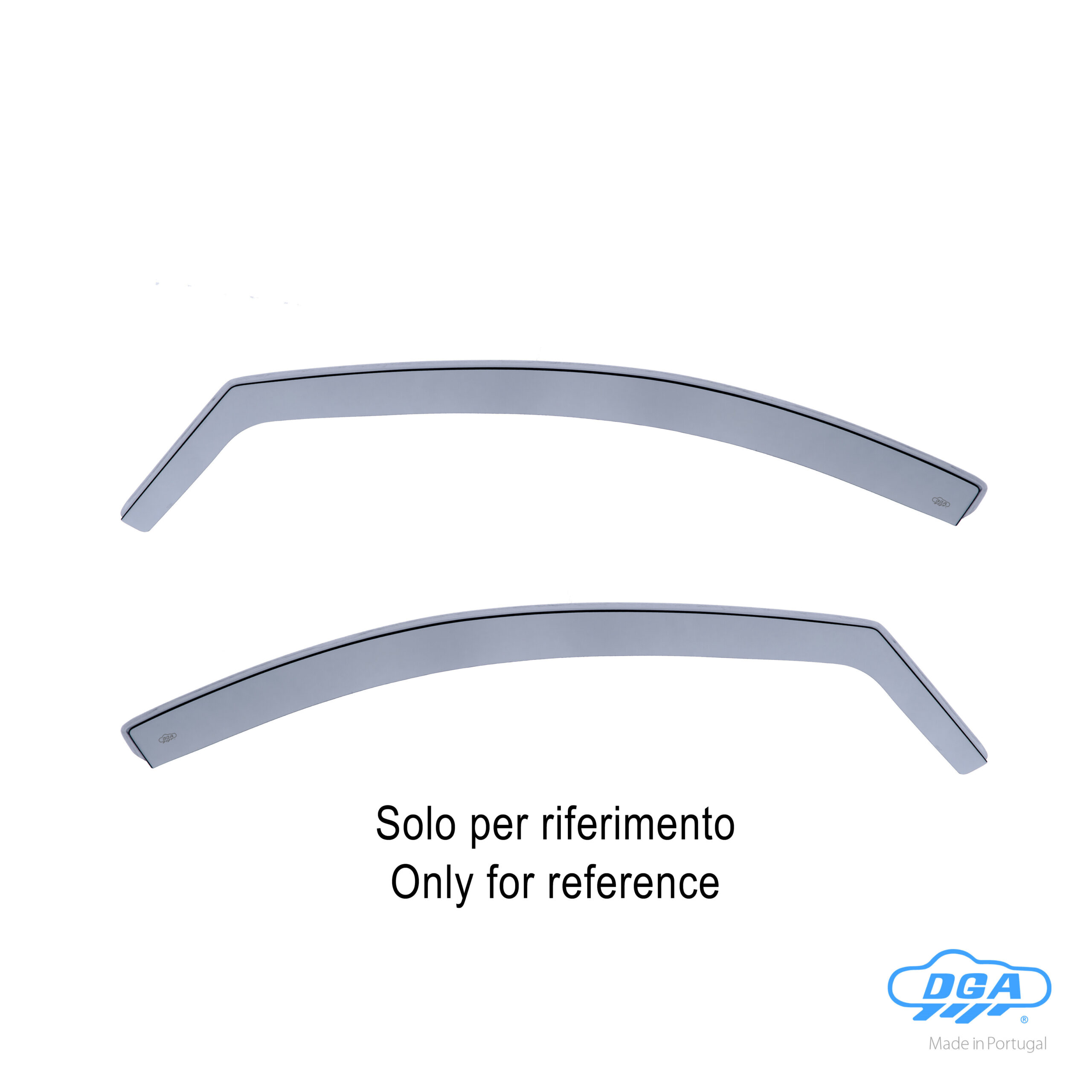 Set deflettori aria anteriori adesivi - compatibile per Toyota Yaris Cross 5p (09/21>)