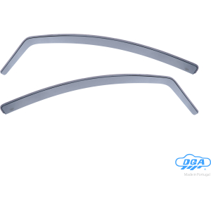 Set deflettori aria anteriori ad incastro, tipo lungo - compatibile per Opel Corsa D 3p (09/06>11/14) - Opel Corsa E 3p (12/14>08/19)