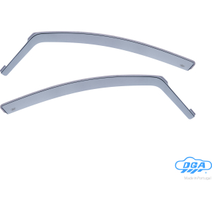 Set deflettori aria anteriori ad incastro, tipo lungo - compatibile per Opel Corsa D 5p (09/06>11/14) - Opel Corsa E 5p (12/14>08/19)