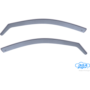 Set deflettori aria anteriori ad incastro, tipo lungo - compatibile per Skoda Superb 4p (05/02>08/08)