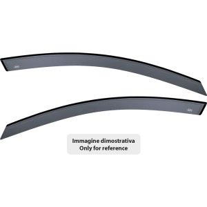 Set deflettori aria anteriori ad incastro, tipo lungo - compatibile per Volkswagen Tiguan Allspace (06/17>01/25)