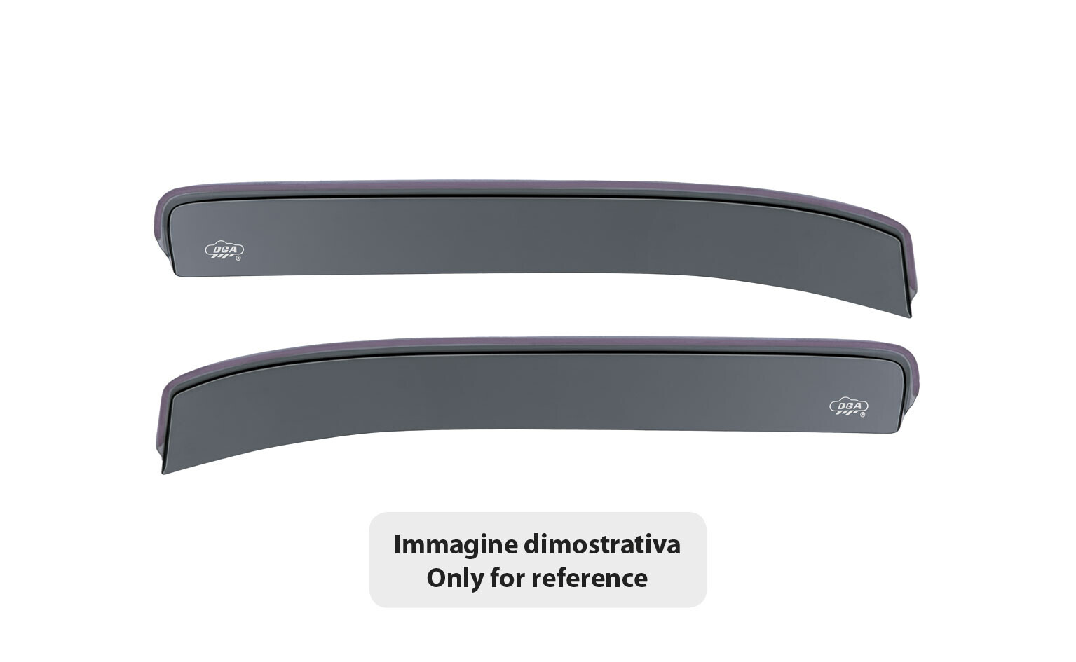 Set deflettori aria posteriori ad incastro - compatibile per Jeep Renegade (02/18>)