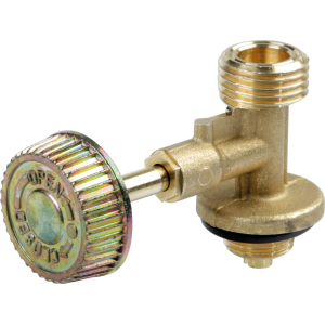 Rubinetto per bombola, uscita W20x1/14” sinistro maschio, attacco M16x1.5 maschio