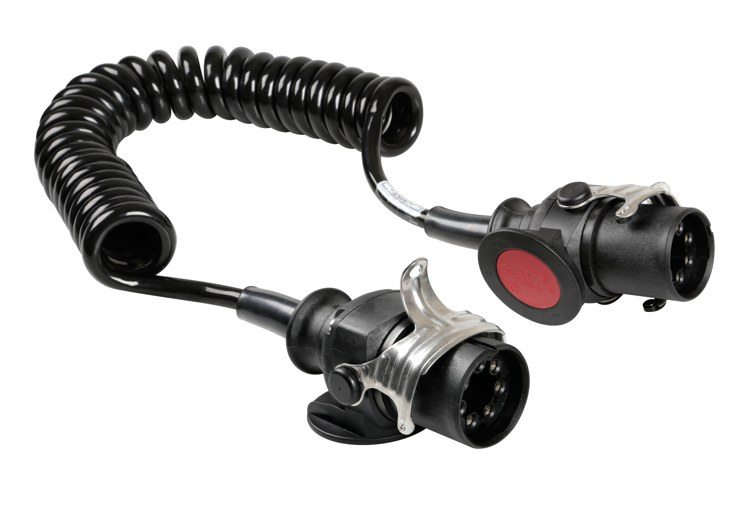 Cavo a spirale ISO 7638-1 EBS / ABS ADR, 7 poli