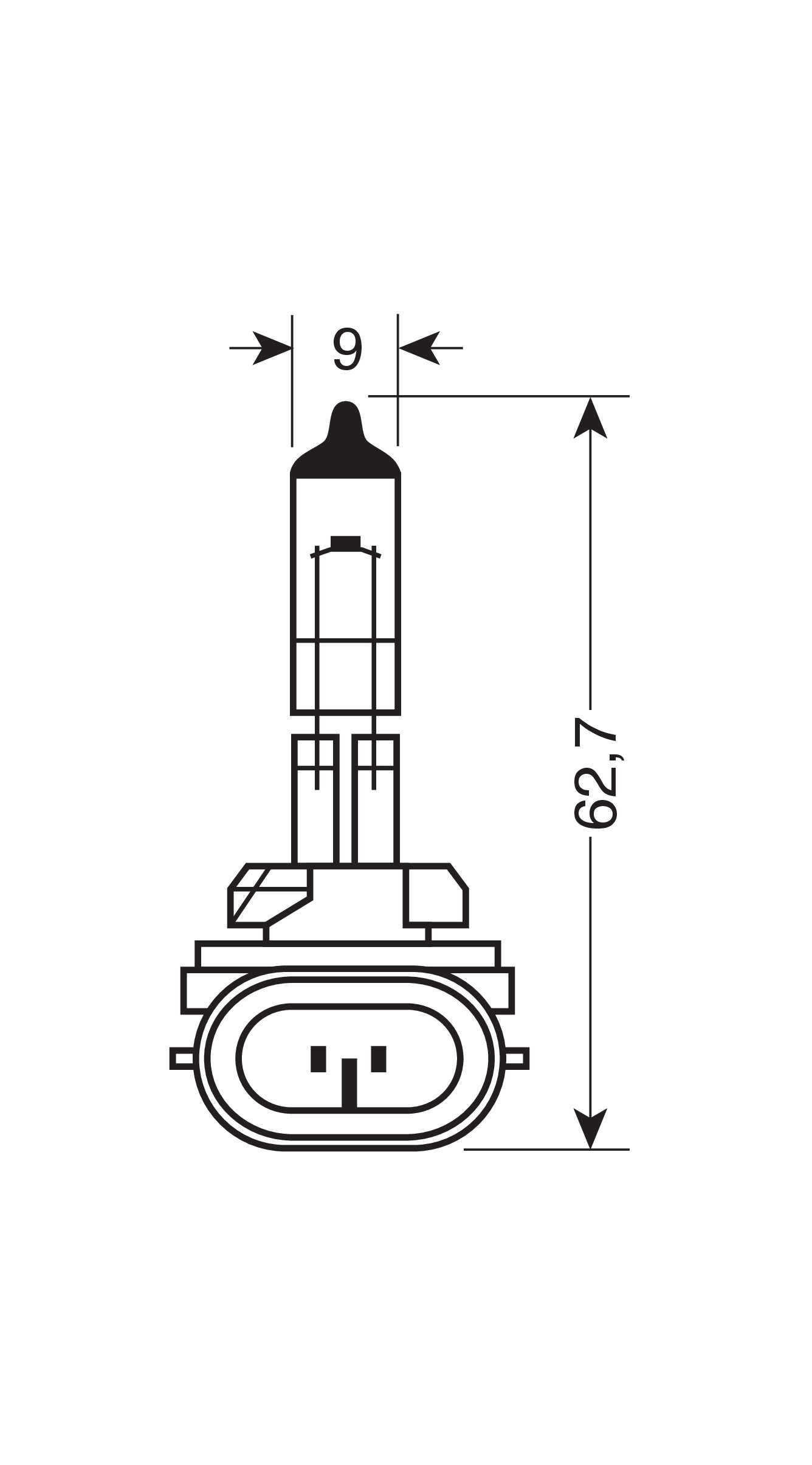 12V Original Line - H27/2 - 27W - PGJ13 - 1 pz - Scatola - immagine 2