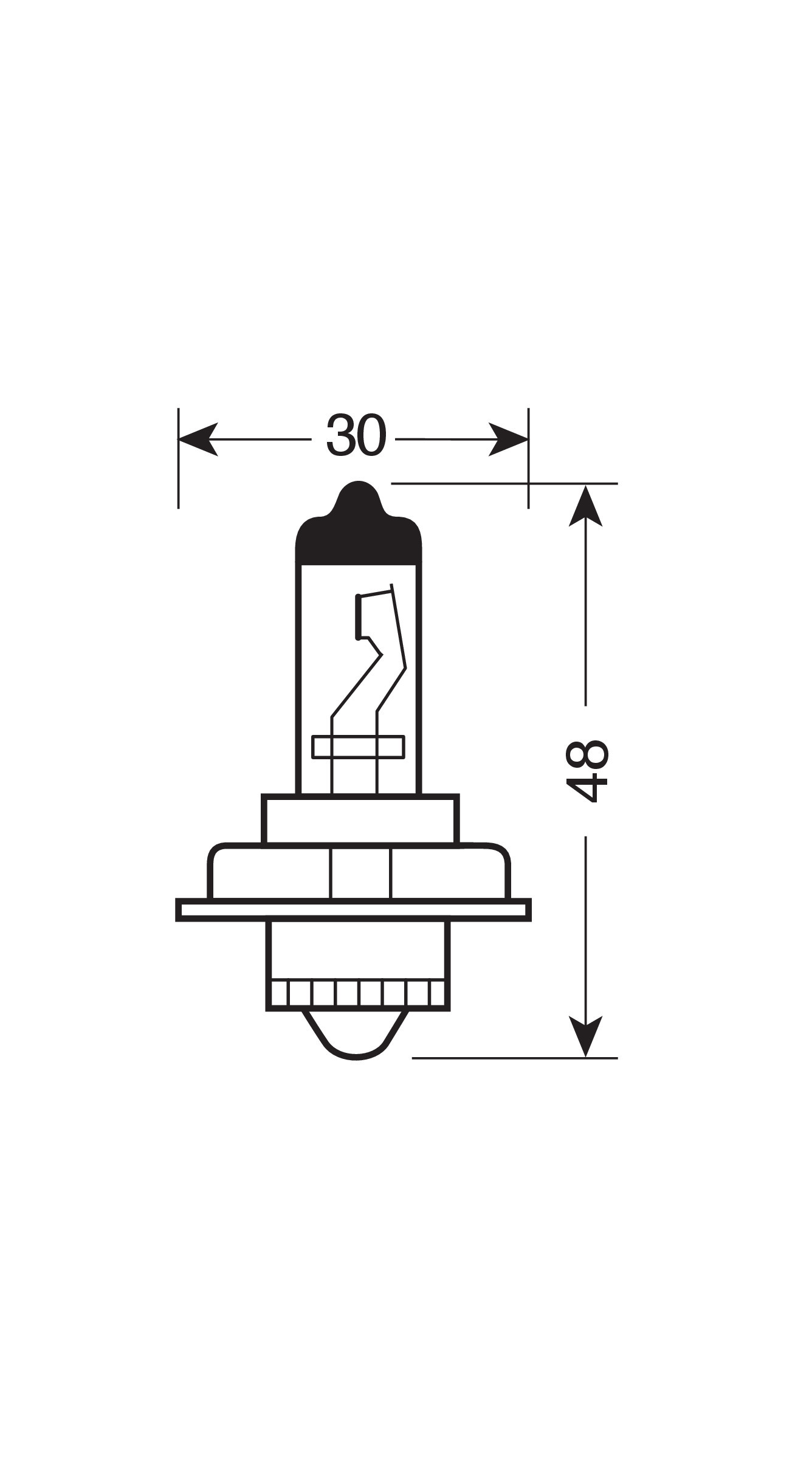 12V Lampada alogena Blu-Xe - S3 - 15W - P26s - 1 pz - Scatola - immagine 2