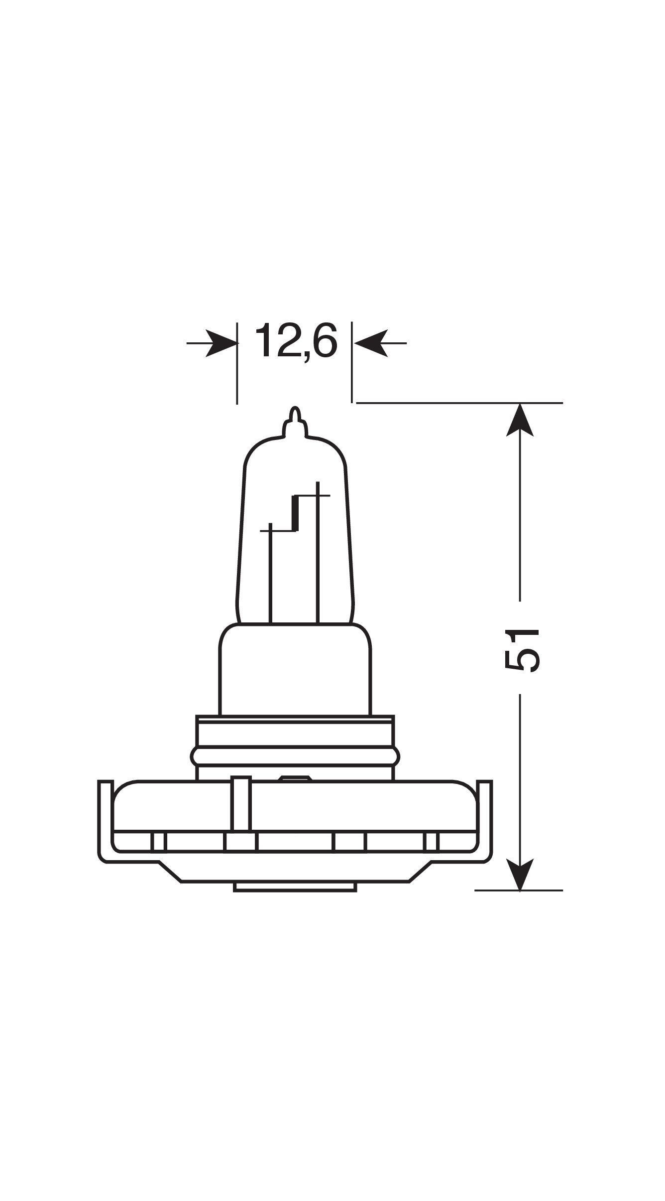 12V Lampada alogena - PSY24W - 24W - PG20-4 - 1 pz - Scatola - Arancio - immagine 2