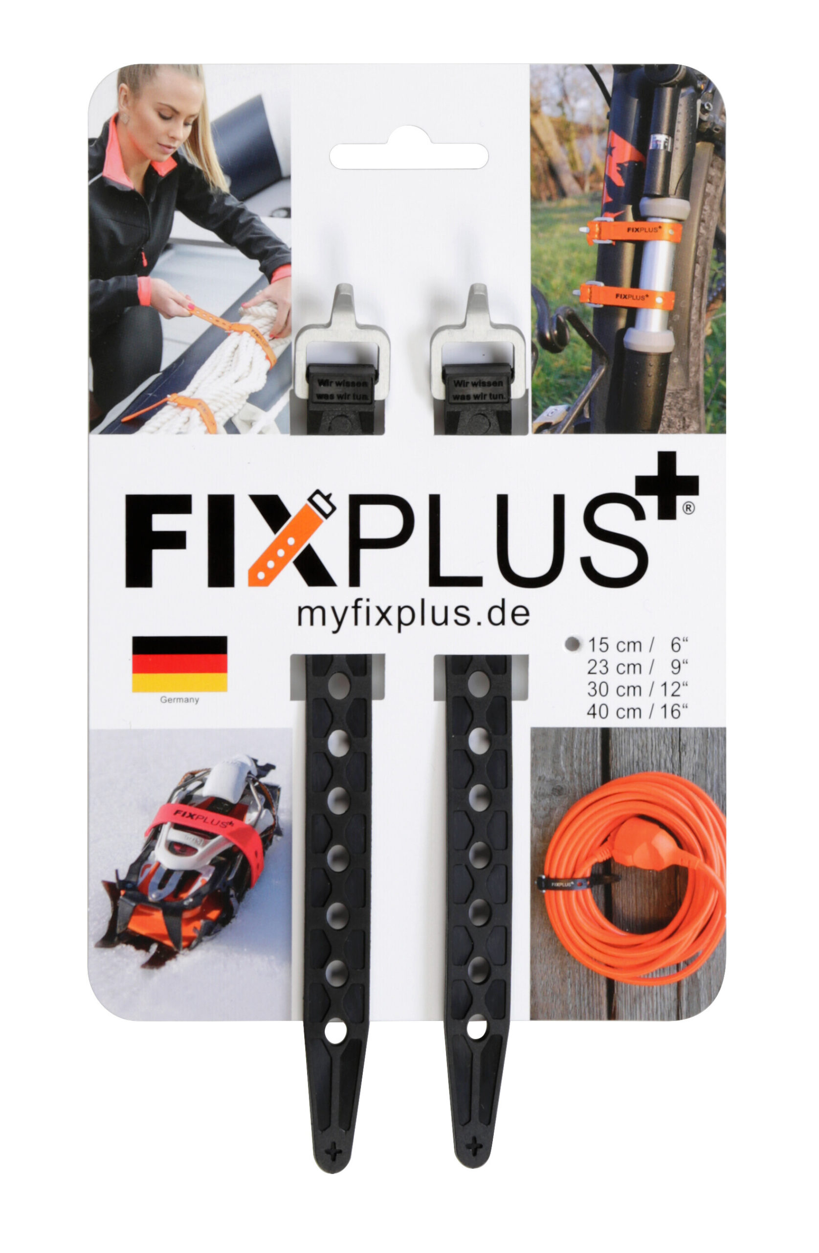 FixPlus Nano, cinghia elastica di fissaggio, 2 pz - 1,25 x 15 cm - immagine 9