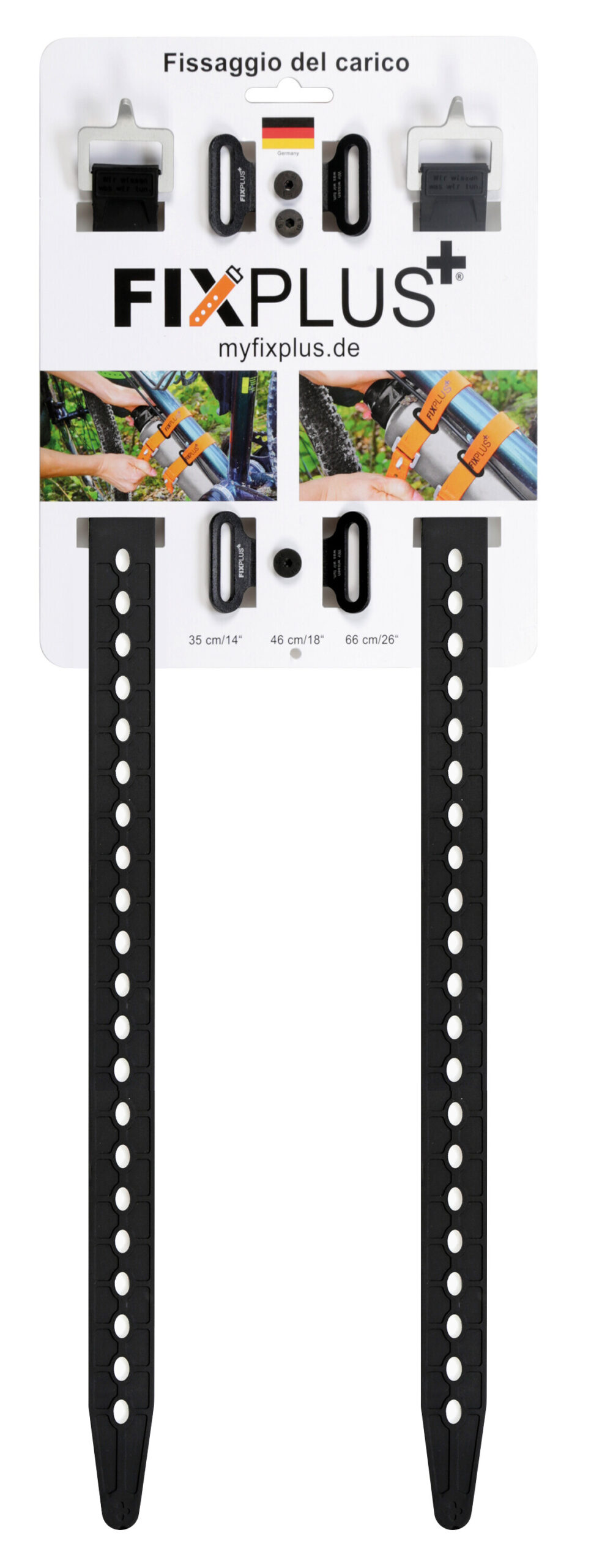 FixPlus, kit fissaggio per bicicletta - 2,3 x 46 cm - immagine 5