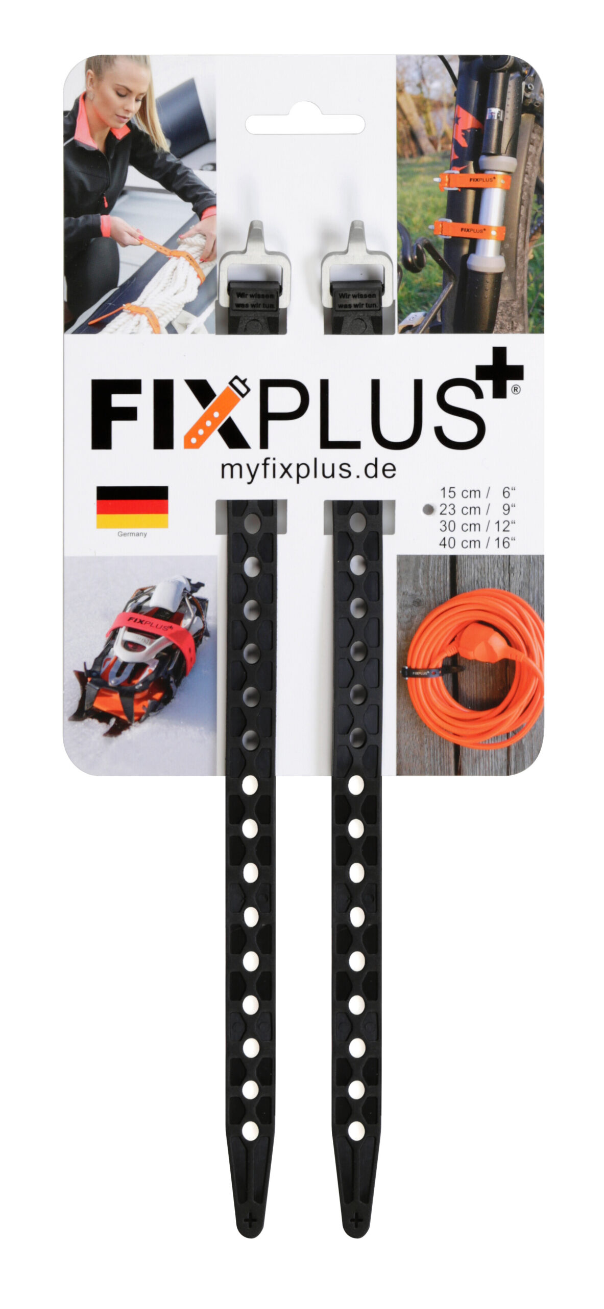 FixPlus Nano, cinghia elastica di fissaggio, 2 pz - 1,25 x 23 cm - immagine 9
