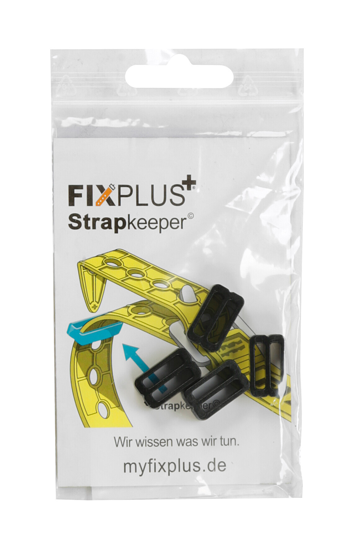 Fixplus Strapkeeper, anelli ferma cinghia, 4 pz - S - ↔ 1,25 cm - immagine 3