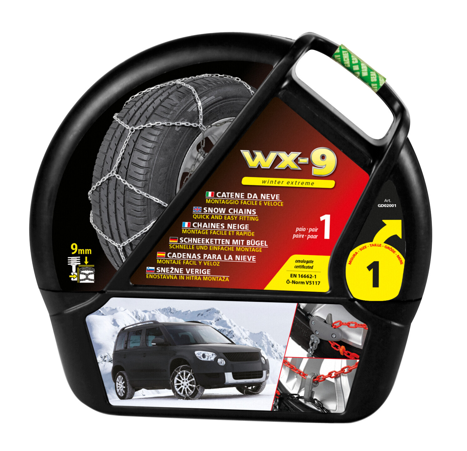 WX-9 - Winter Extreme, catene da neve autovetture - 1 - immagine 4