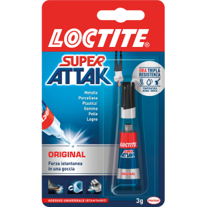 Loctite Super Attak Original, 3 g - Conf. singola