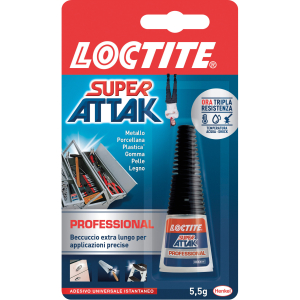 Loctite Super Attak Professional, 5,5 g - Conf. singola