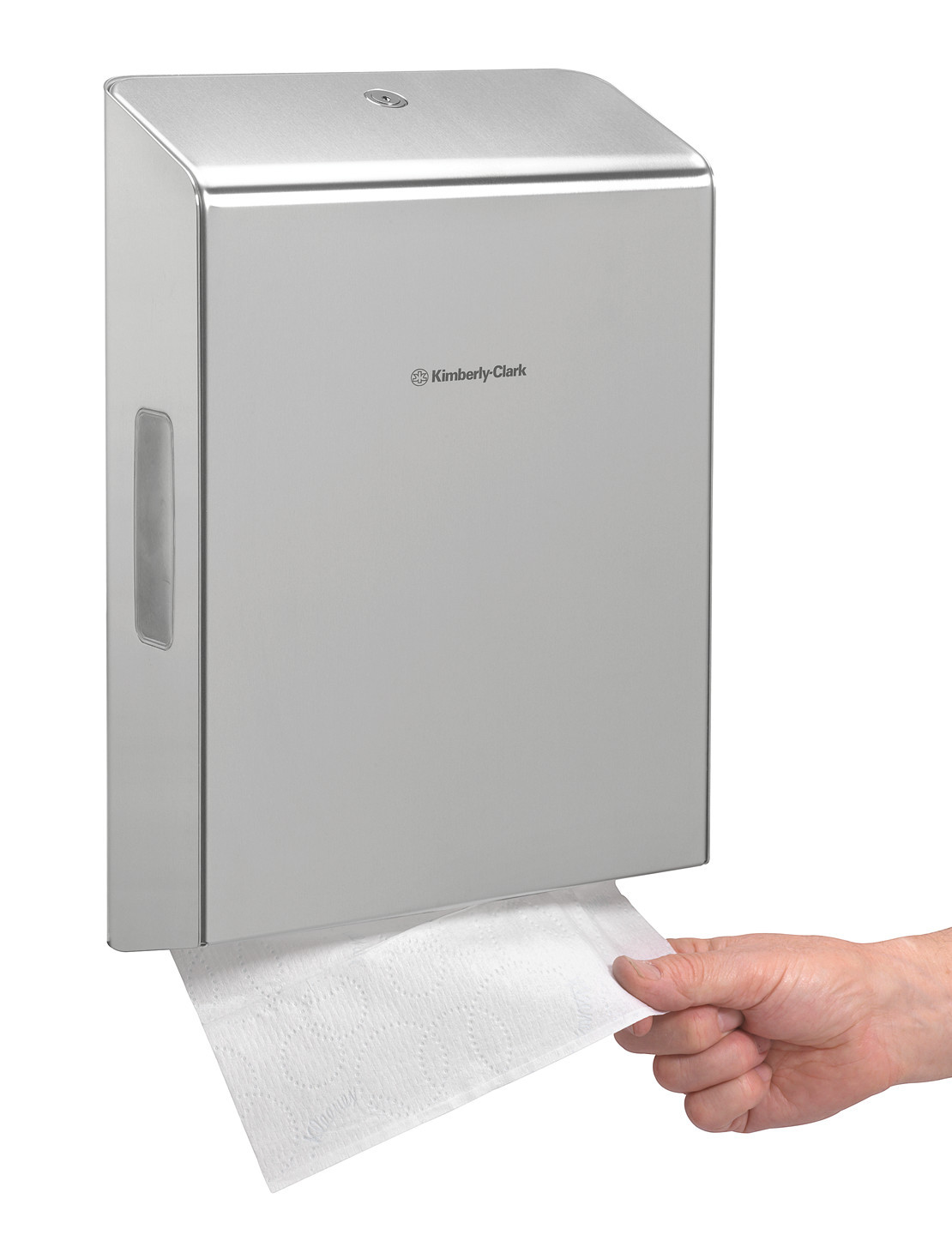 Dispenser in acciaio inox per asciugamani in carta intercalati con piega a “Z” - immagine 2