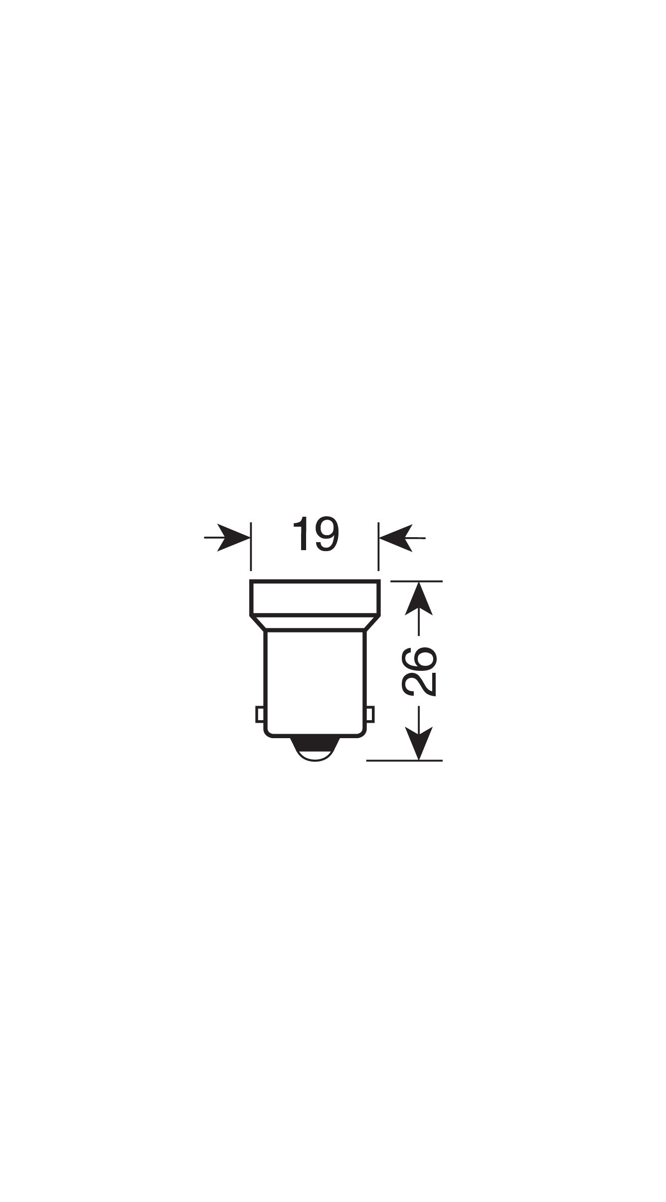 24/28V Led Series - 12 Smd x 1 chip - (R5W-R10W) - BA15s - 1 pz - Scatola - Bianco - Doppia polarità - immagine 3