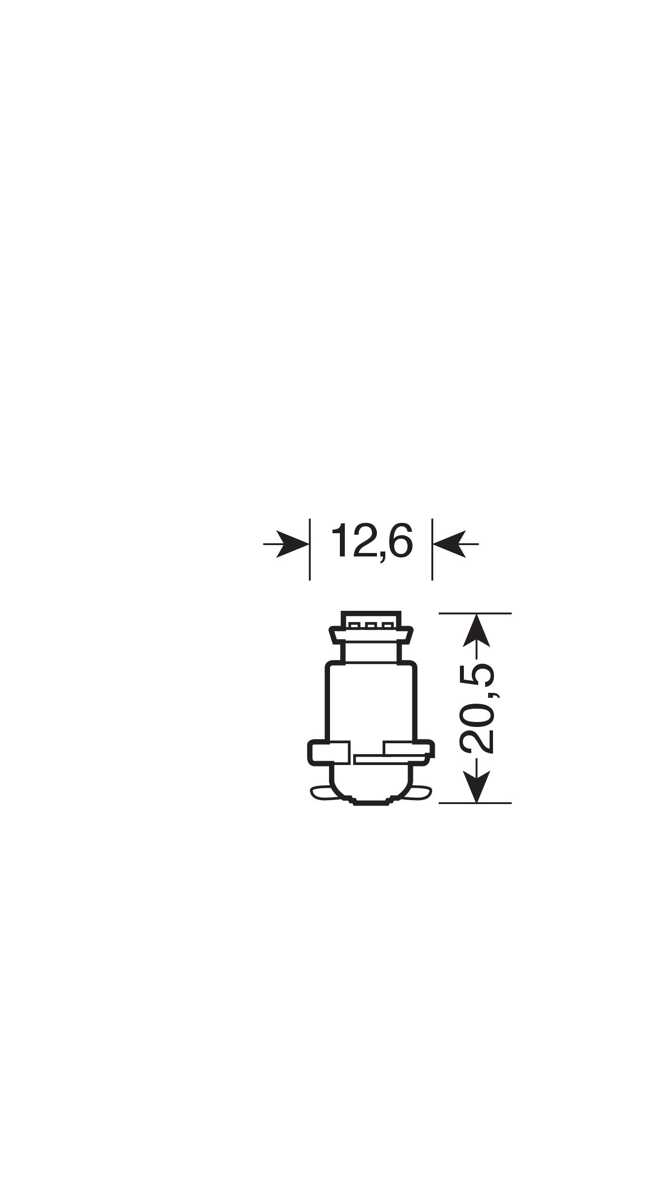 24/30V Led series - 1 Led SMD - (R11) - B8,0 - 20 pz - Busta - Rosso - immagine 3