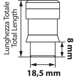 Dadi piatti, kit 4 pz - Original - K010