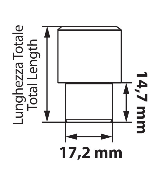 Dadi piatti, kit 4 pz - Original - J020