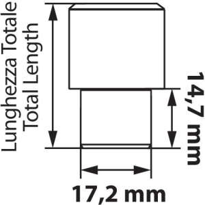 Dadi piatti, kit 4 pz - Original - J030