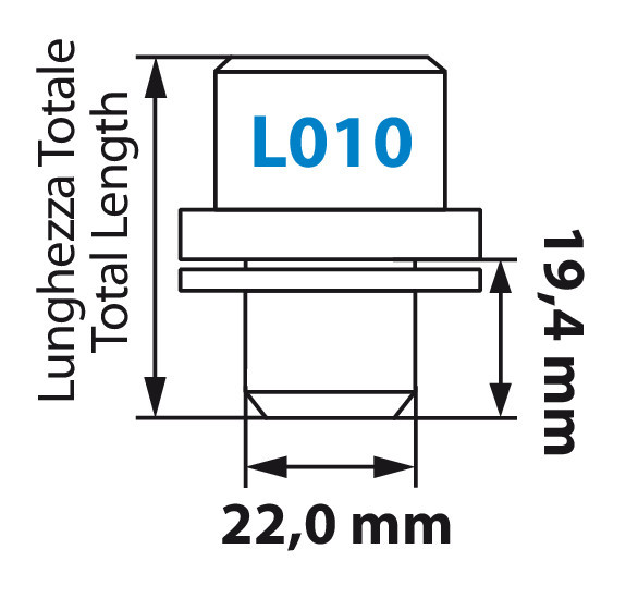 Dadi piatti, kit 4 pz - Original - L010