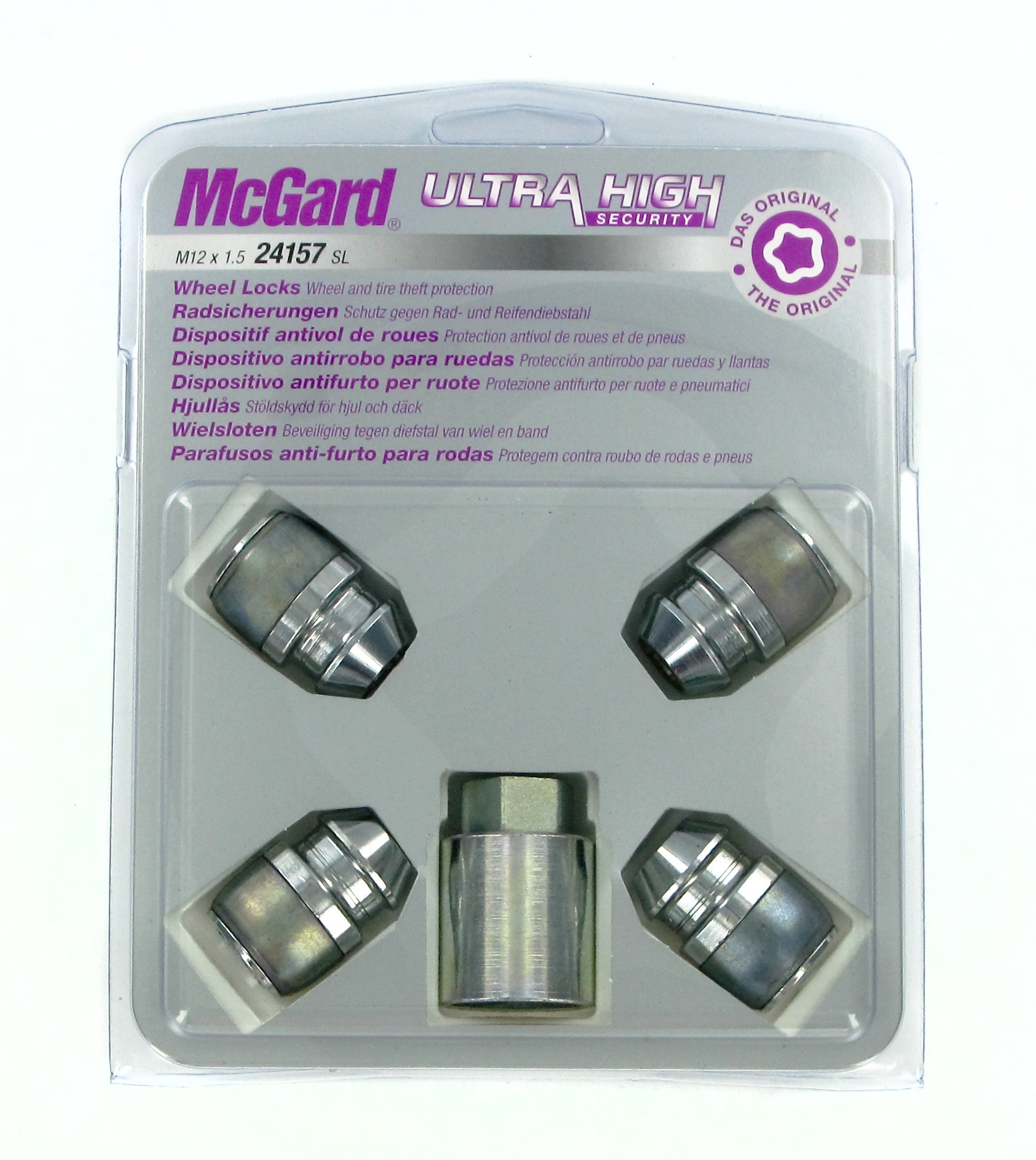 Dadi conici, kit 4 pz - Ultra High Security - F150
