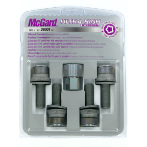 Bulloni piatti con rondella, kit 4 pz - Ultra High Security - D020